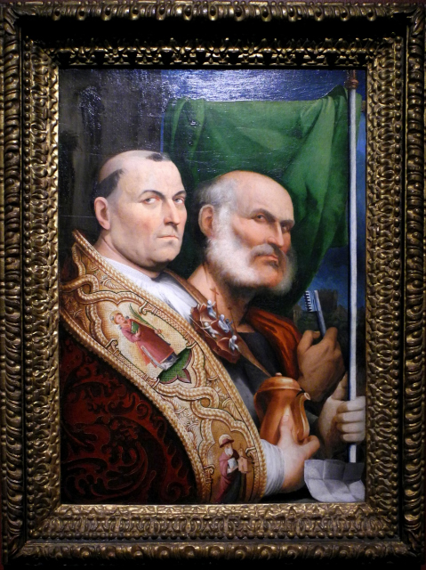 Giovanni Antonio de Sacchis, Italian, 1483/841539, St. Prosdocimus and St. Peter, about 15151517, N.C. Museum of Art (9354)