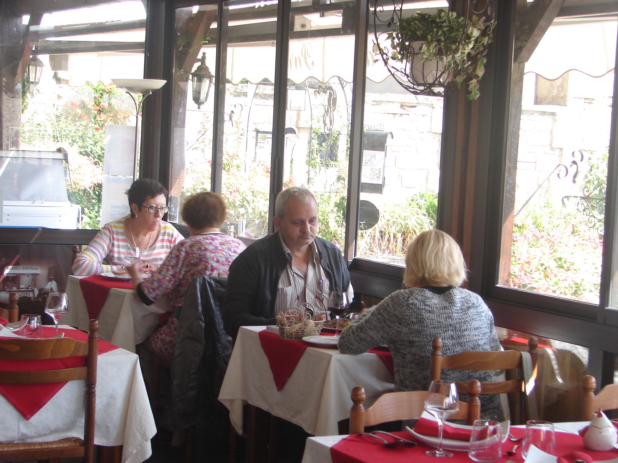Lunch at Auberge du Parc.