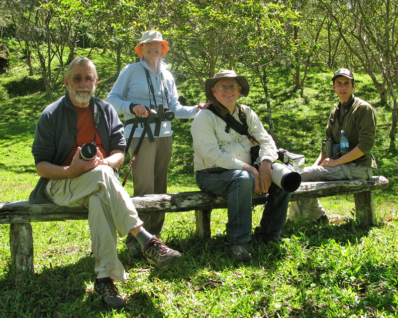 Jim, Bob, Laurie, Harry on Bird Walk (4974D)