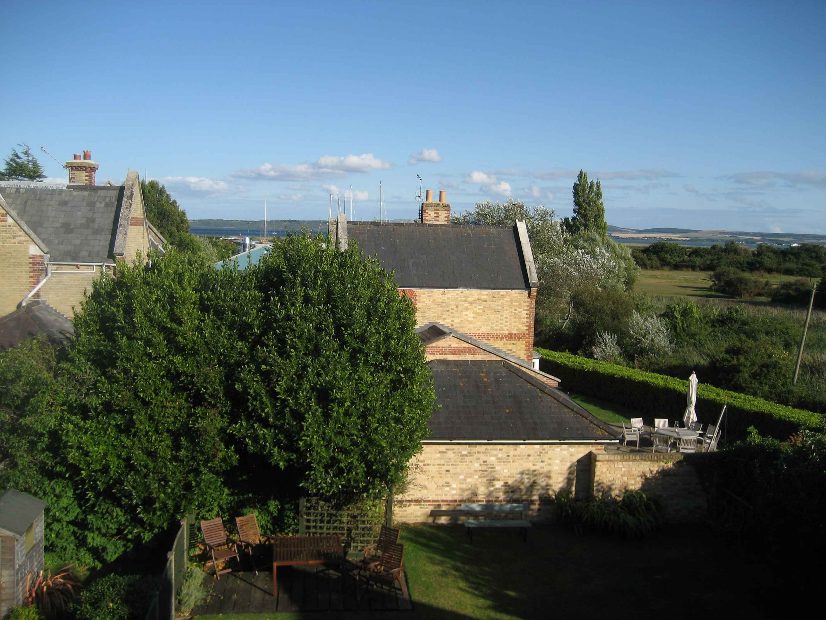 Pas mal la vue depuis la maison de vacances !