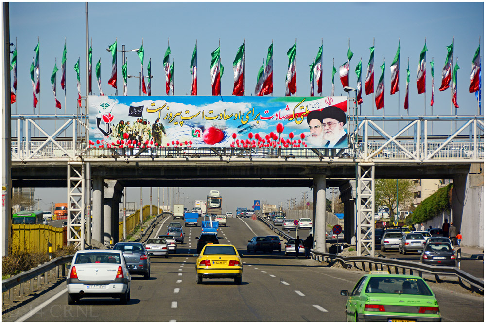 the road out of Tehran