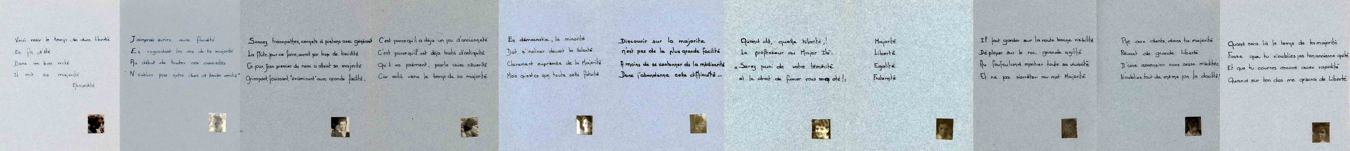 Quand une majorit est fte par une adorable famille en 1962