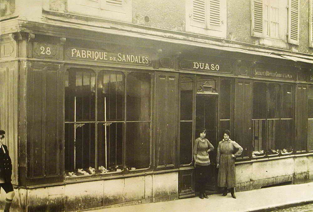 Fabrique et magasin Duaso  Pau, en 1900, aujourdhui rue des Cordeliers