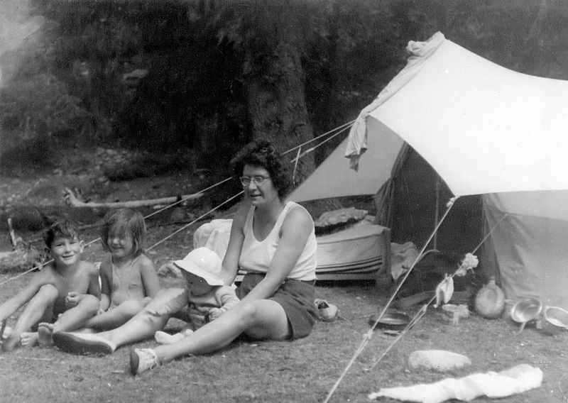 Camping dans la valle de Lutour