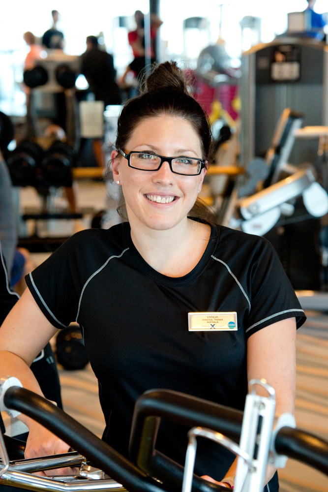 Our spin instructor, Vanda.