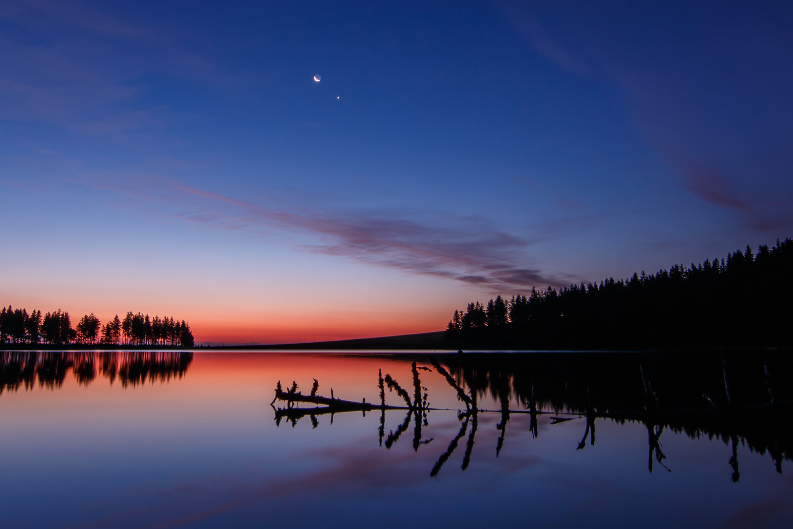 Moon and Venus Rising