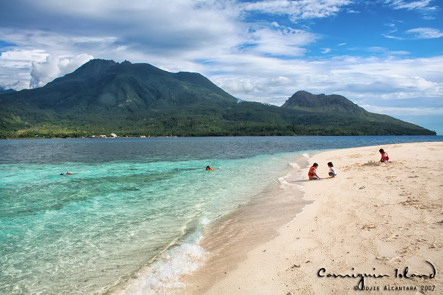 White Island and Mt. Hibok