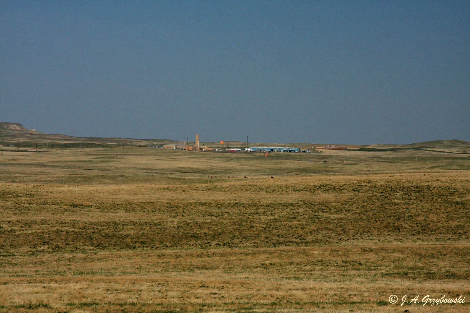outpost of energy development on the prairie