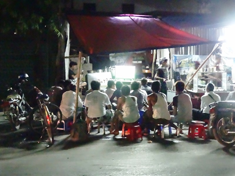 Local Mandalay People Gathering to Watch Football Match.jpg