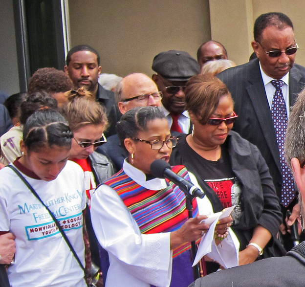Dr. Rosalyn Nichols - a moving prayer about the hallowed ground of  the National Civil Rights Museum at the Lorraine Motel 