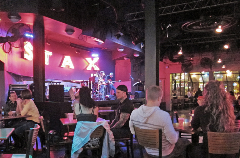 Music in a bar on Beale Street in Memphis Tennessee