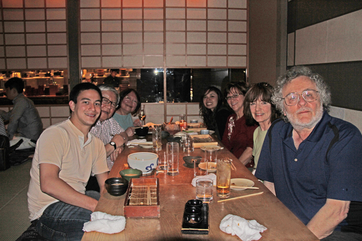 Dinner at Washoku EN Shiodome - top floor (42nd) of the Shiodome City Center - fine food & beautiful night views of Tokyo