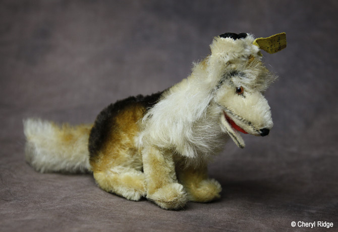 steiff collie dog