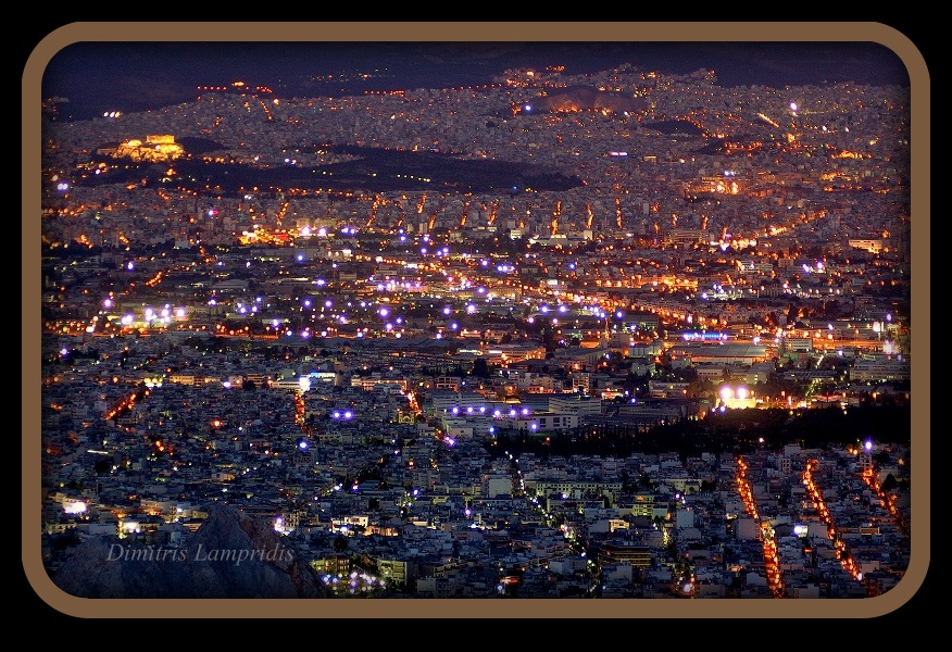 Acropolis - Athens  at night ...