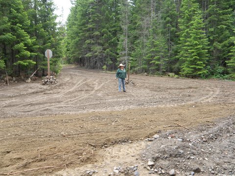 Road to Cody Horse Camp After Repairs