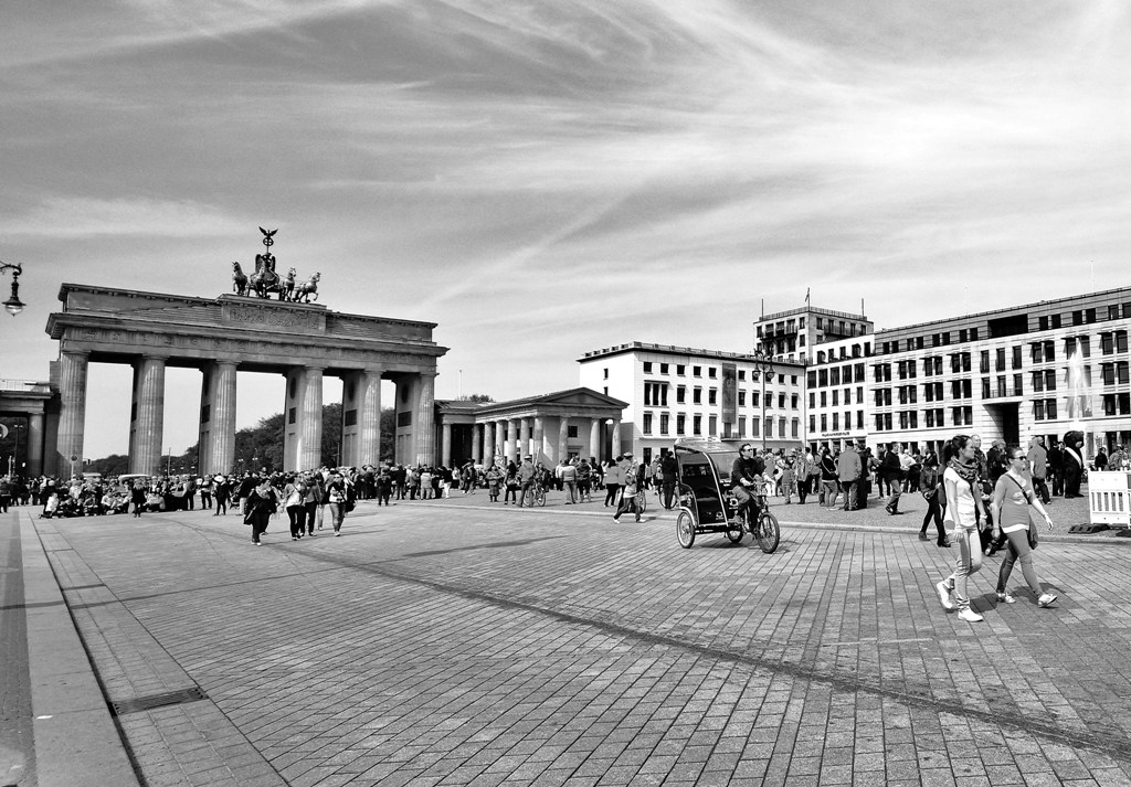 Brandenburg Gate and Pariser Platz.