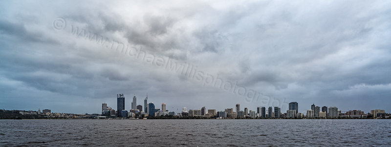 Perth and the Swan River at Sunrise, 19th September 2013