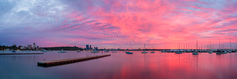 Matilda Bay Sunrise, 26th March 2014