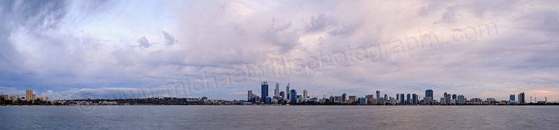 Perth and the Swan River at Sunrise, 7th May 2014