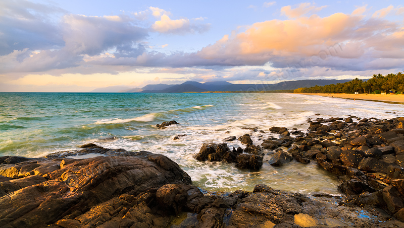 Four Mile Beach at Sunrise, Port Douglas, 3rd August 2014