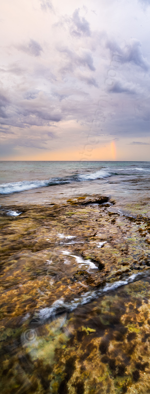 Burns Beach Rainbow at Sunrise, 14th March 2015