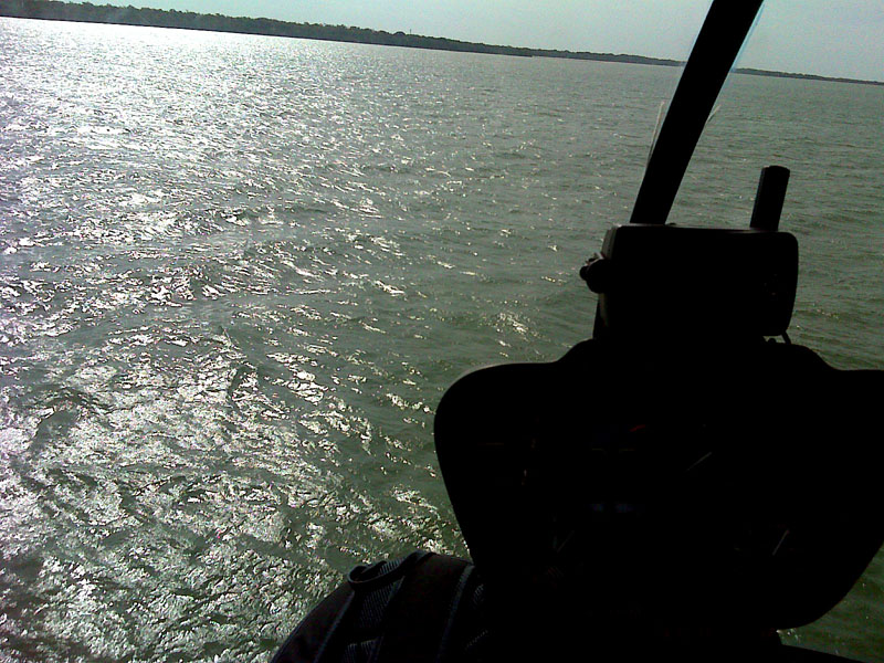 Mapoon inlet from helicopter