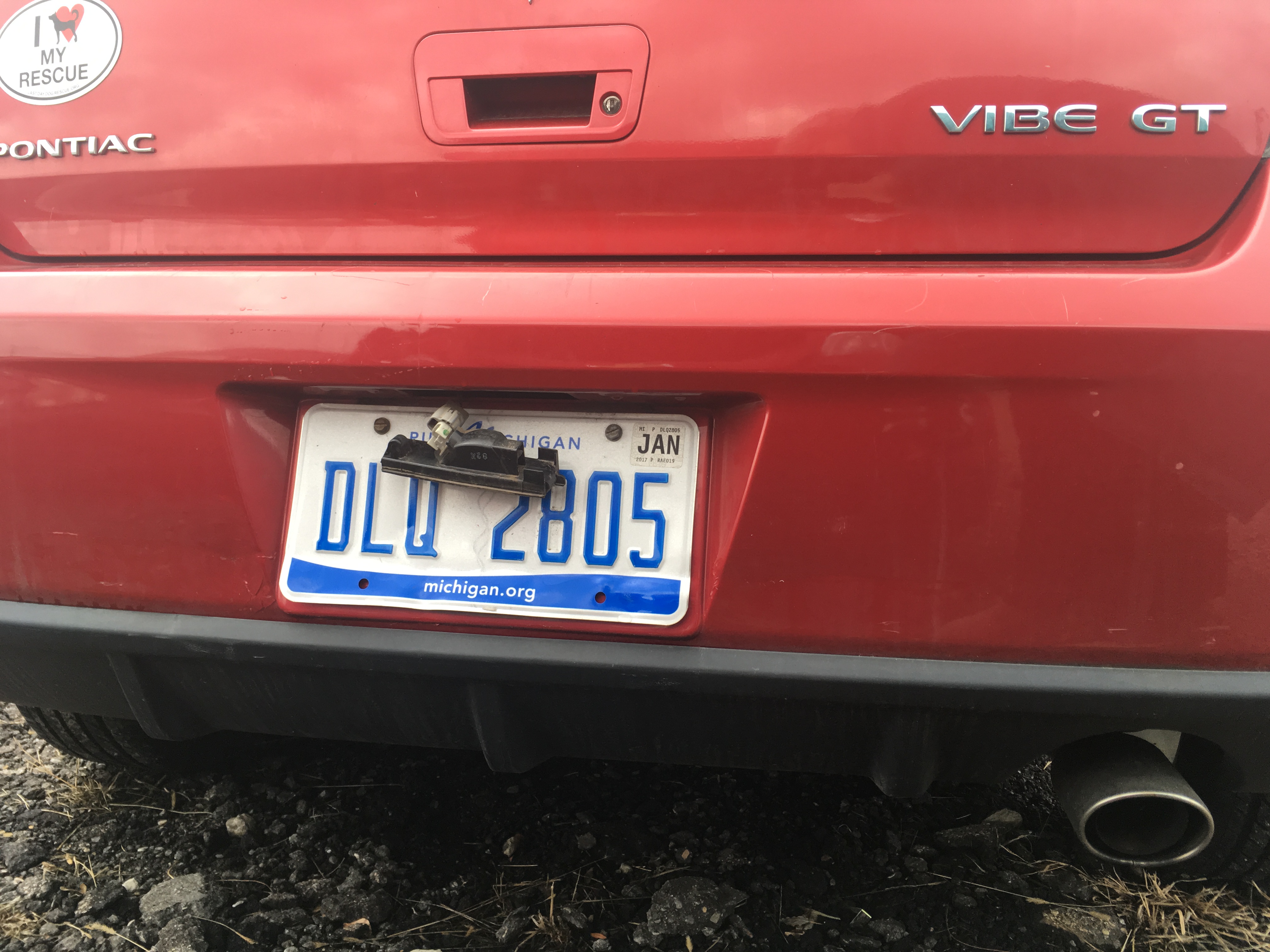 Vibe crash back close up.JPG