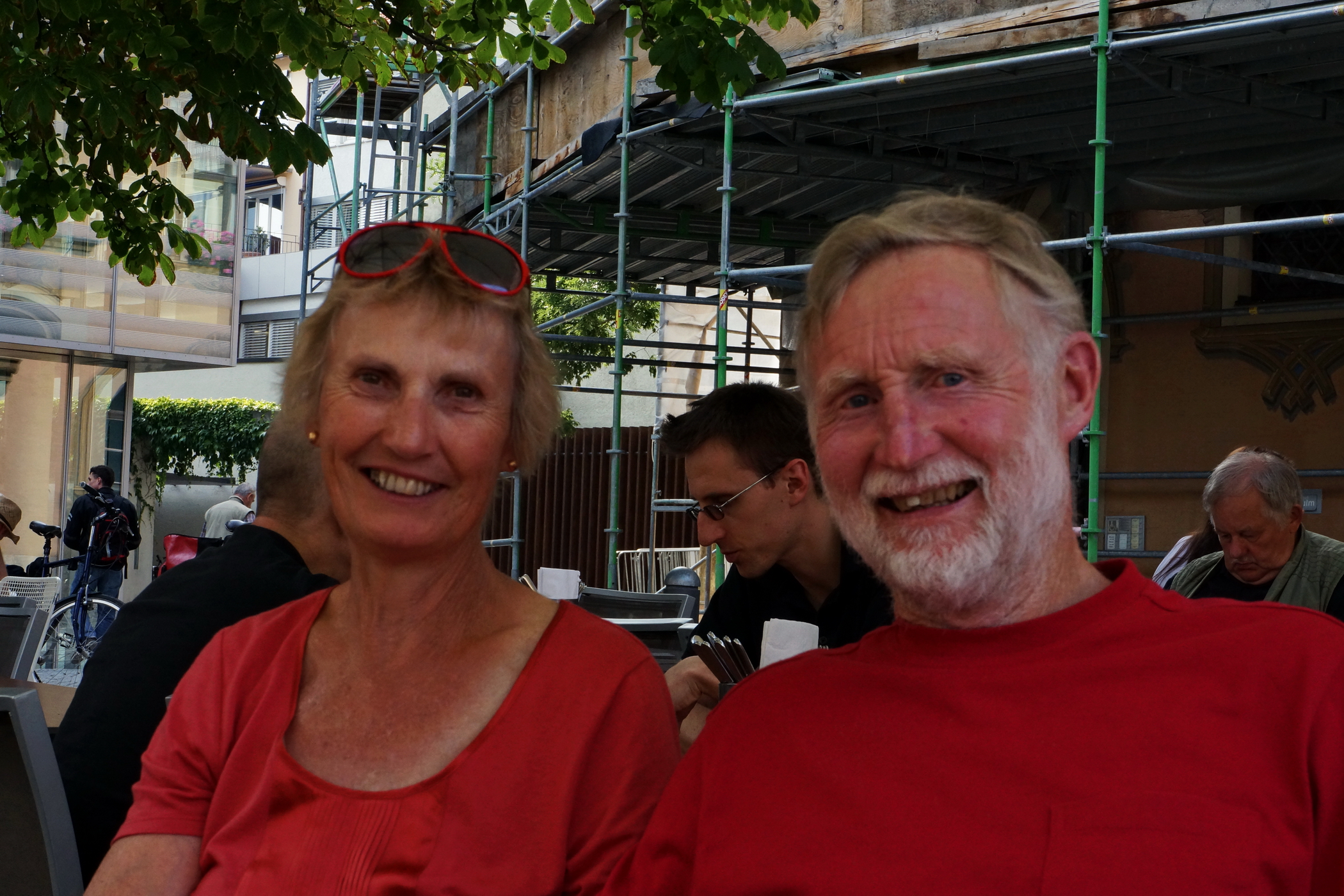 Ulm. My friends Sue & Steve