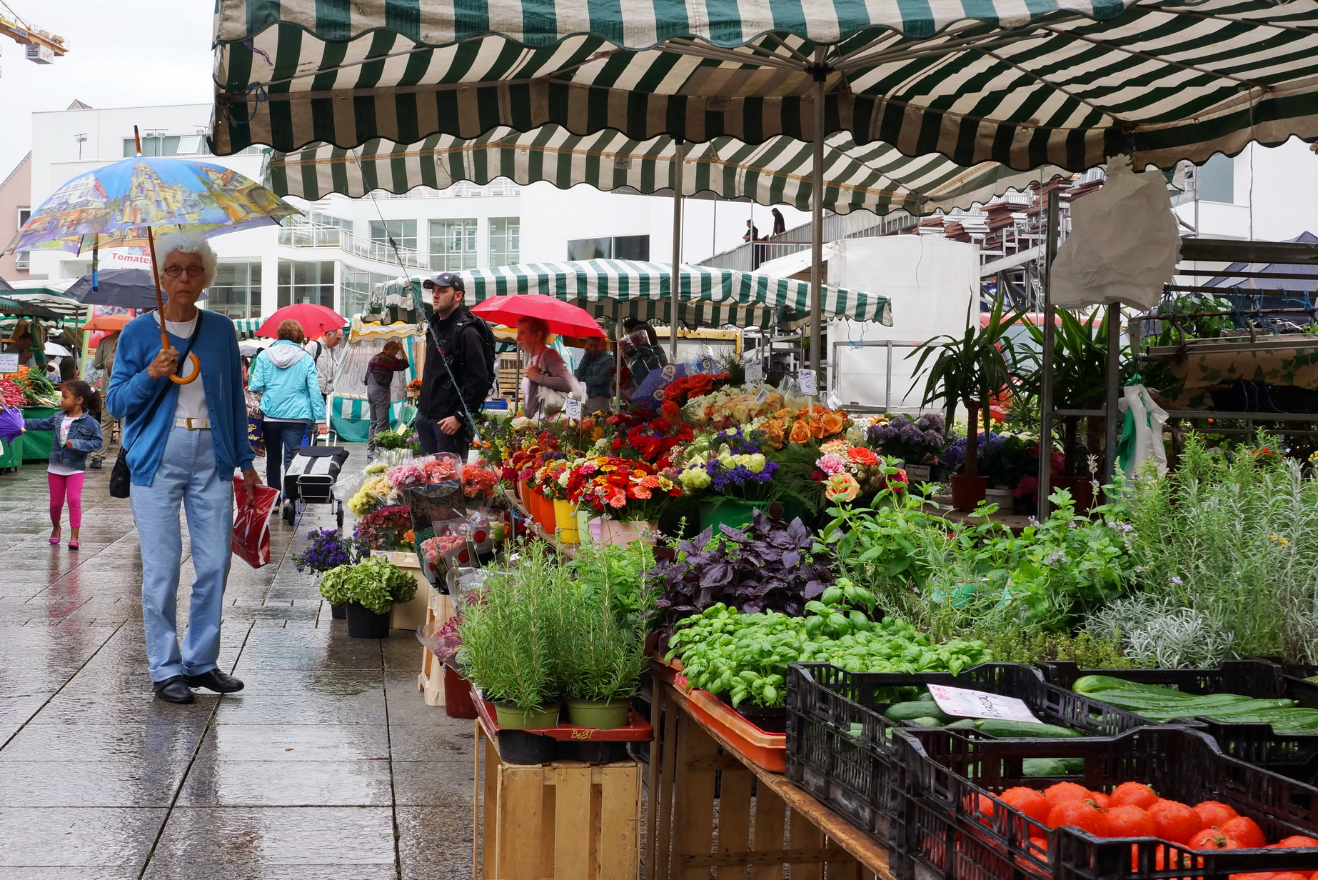 Ulm. Weekly market