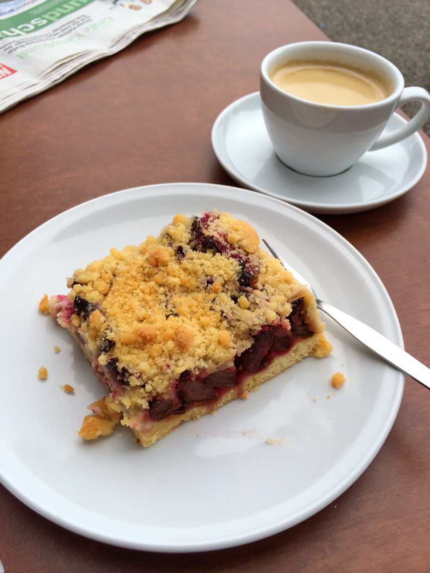 Another plum cake and coffee