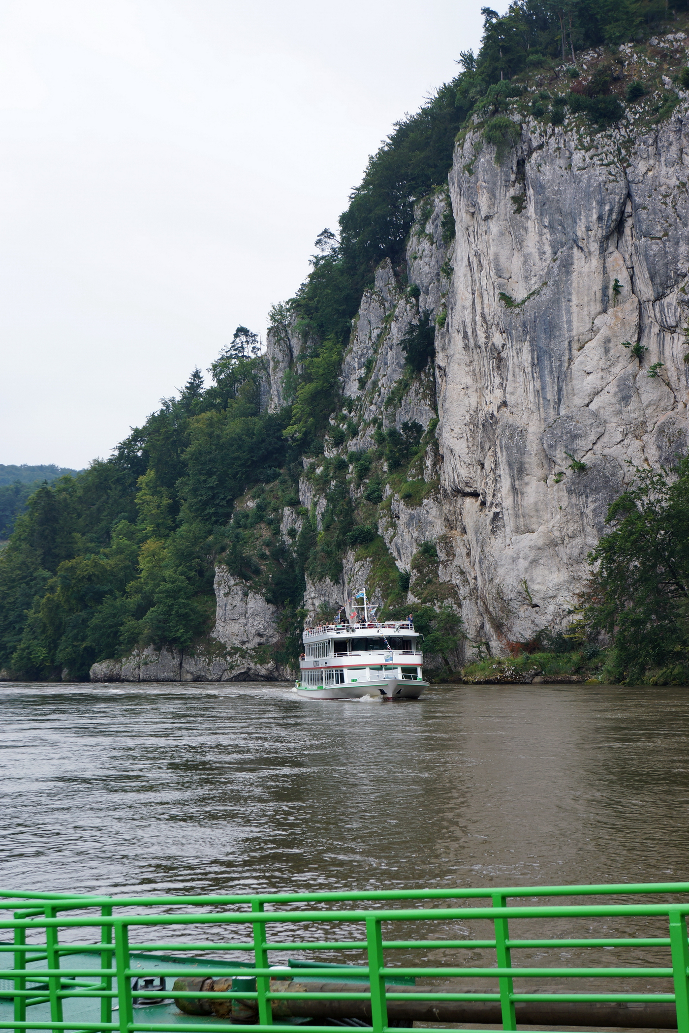 Ferry Weltenburg to Kelheim.