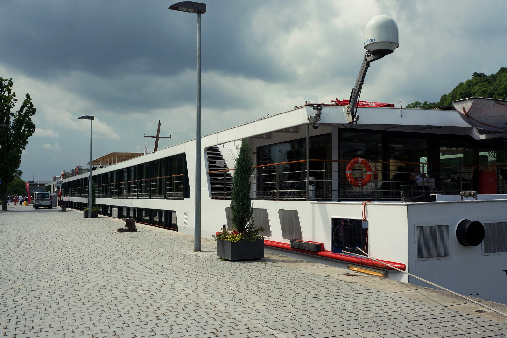 Passau river cruise boat.