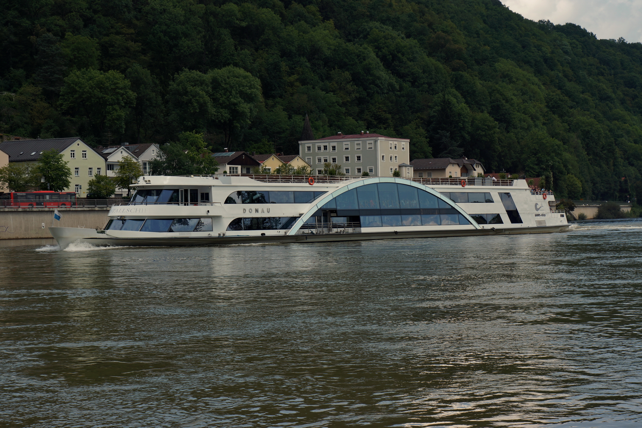 Passau river cruise boat.