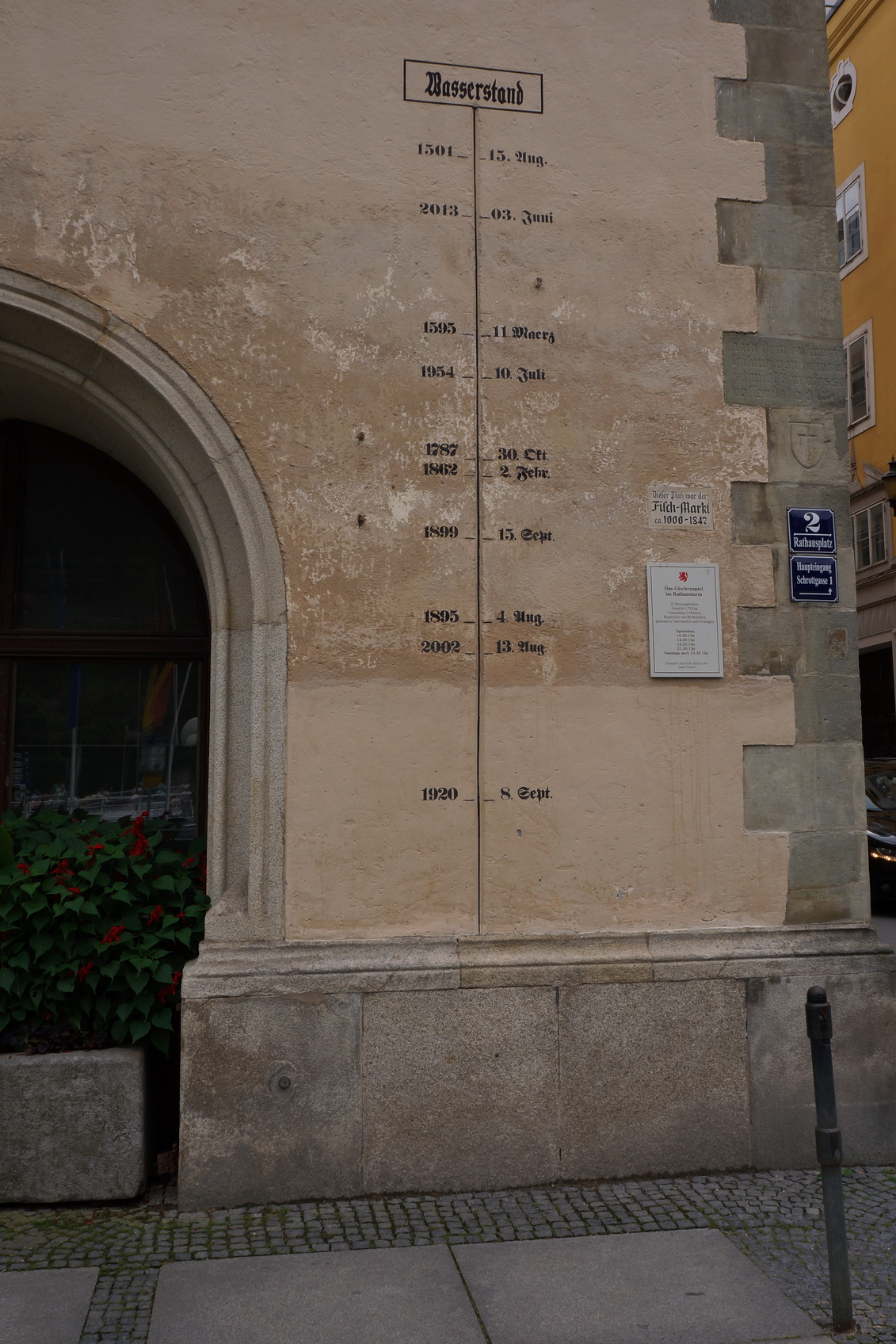 Passau. High water mark 2013