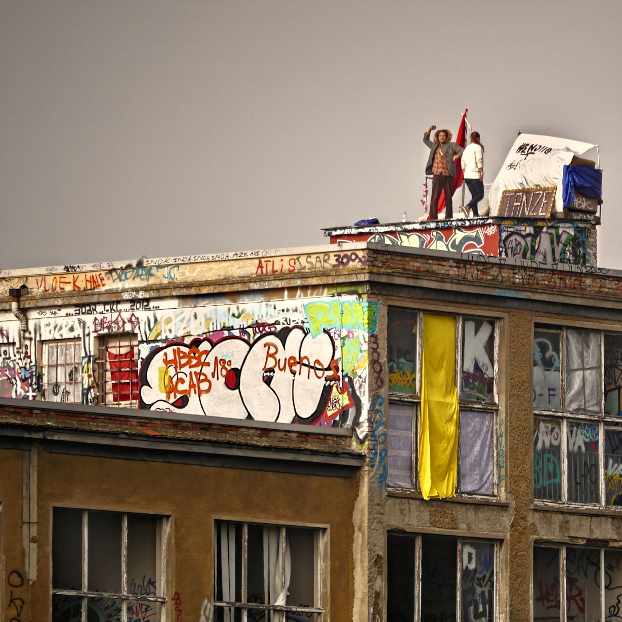 Occupied house district Friedrichshain