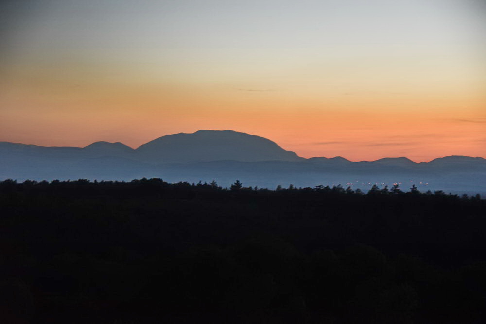 Schneeberg zur blauen Stunde