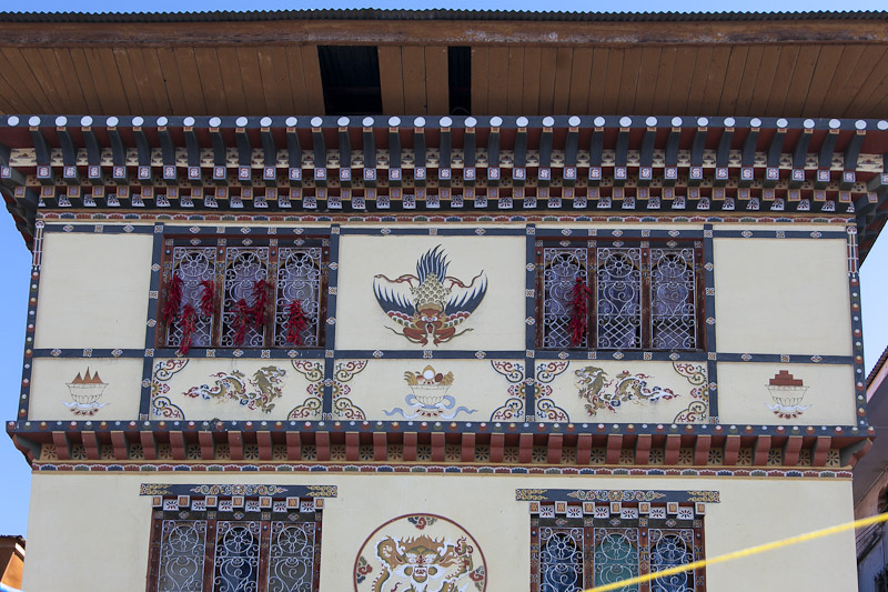 Typical Bhutanese house