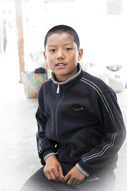 Boy at Thimphu market