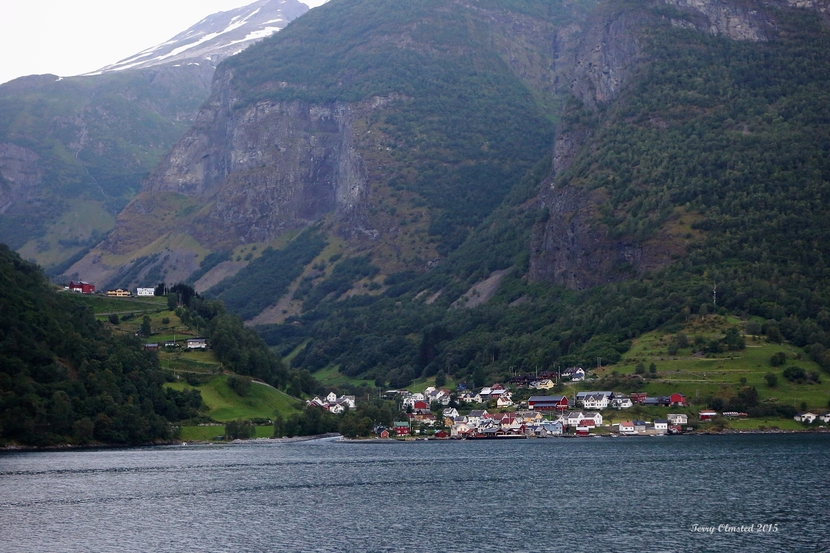 8-21-2015 Aurlandsvangen Norway - just a few nautical miles from Flam