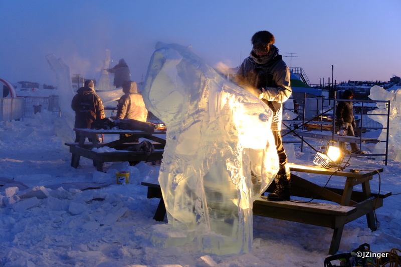 Ice Sculpture, Yellowknife
