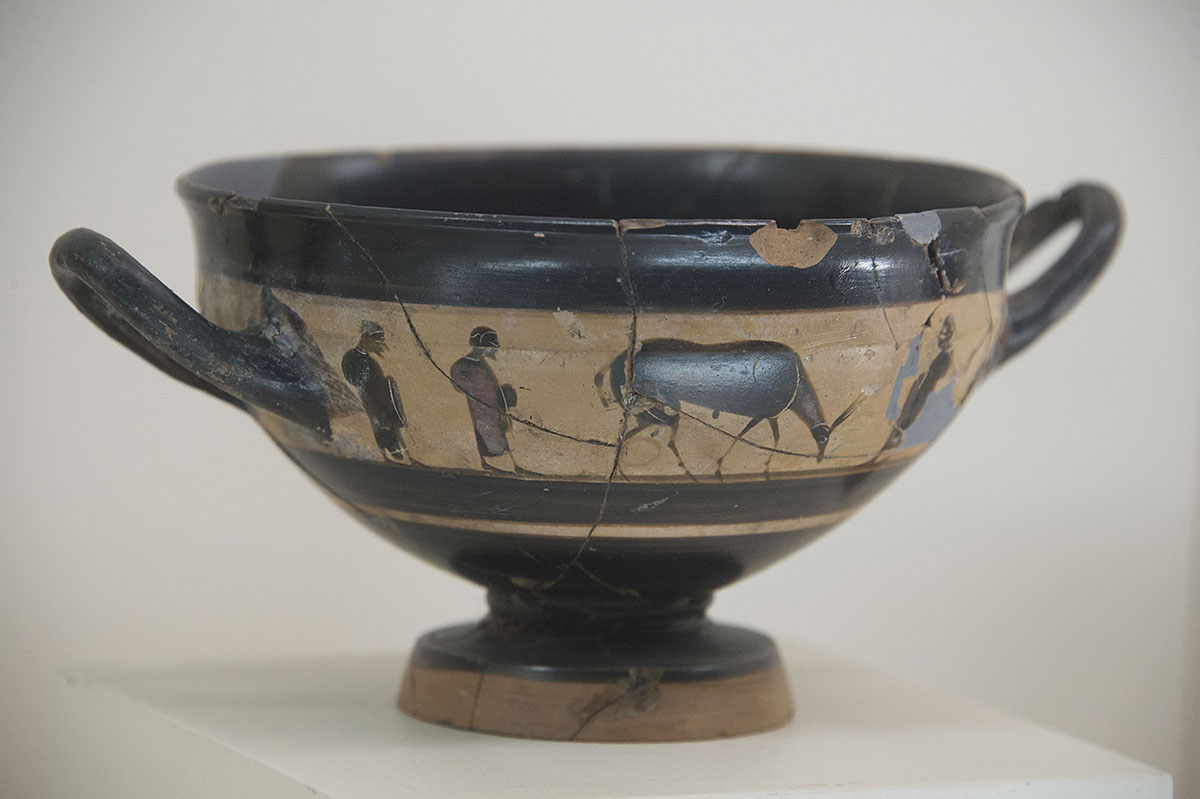 Antalya Museum Kylix cup With rural scenes Classical Period 9587.jpg