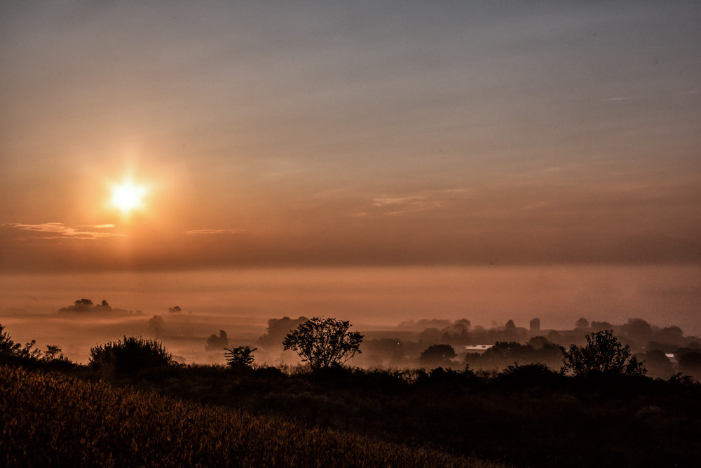 Sunrise over Ourtown