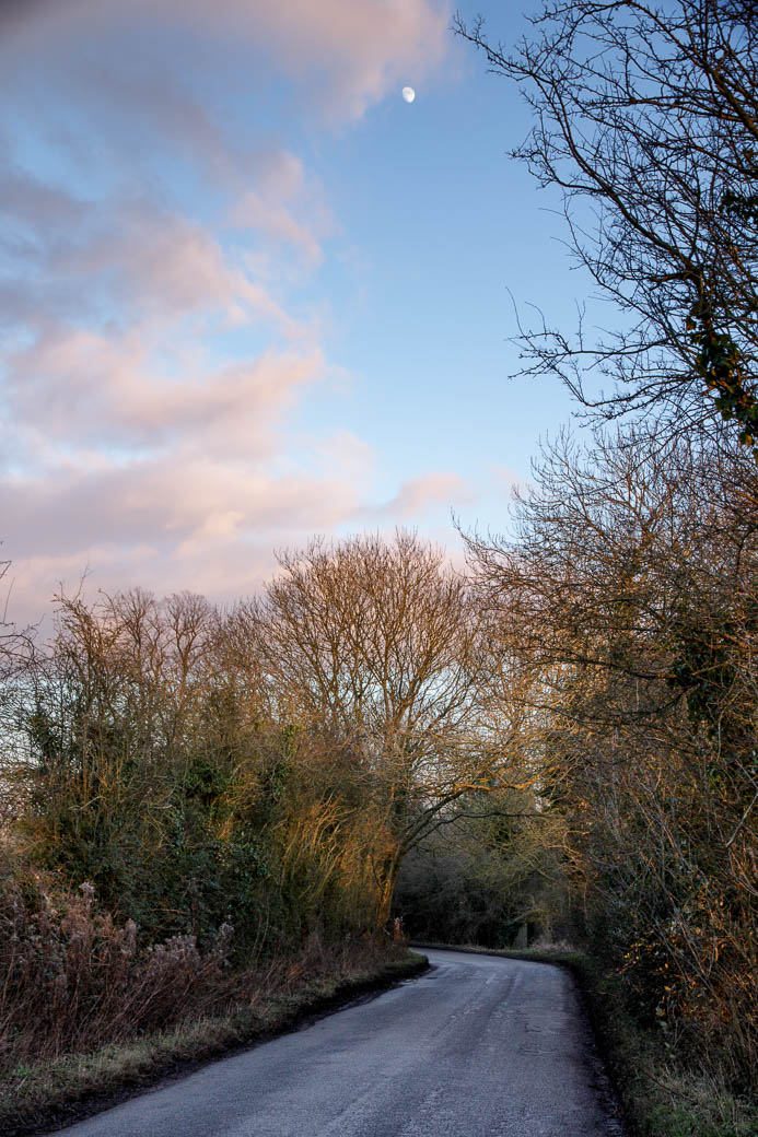 Moonrise near Somerton