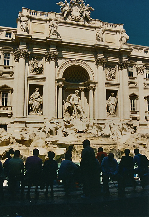 Afternoon at Trevi Fountain