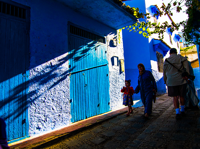A Walk in the Blue City