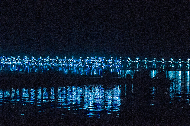 An Army of Lights Walks on Water!