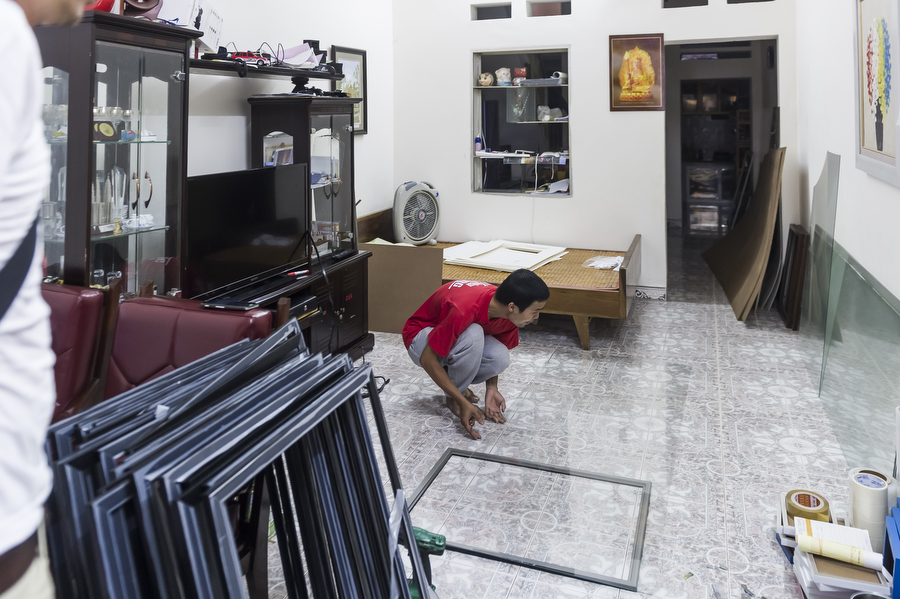 At the framers in Hanoi