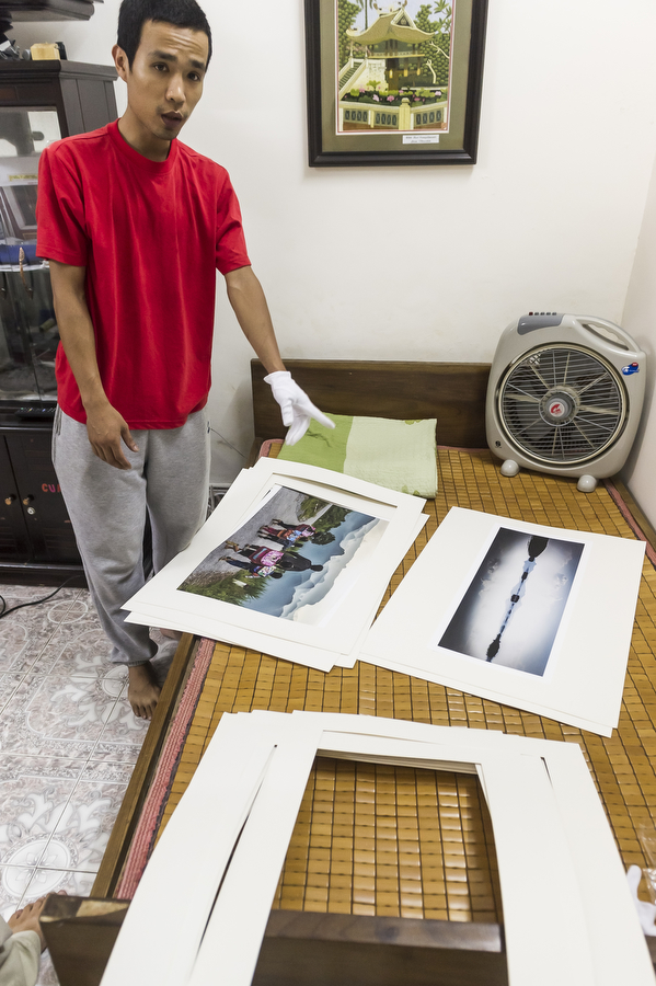 At the framers in Hanoi