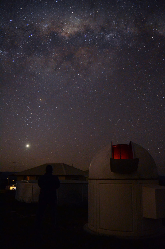 The Milky Way over Wallaroo Observatory