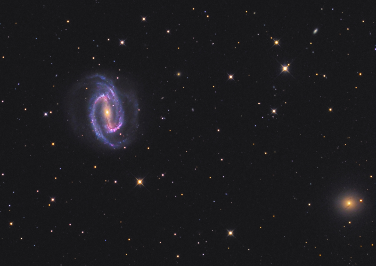 NGC 1300 and NGC 1297